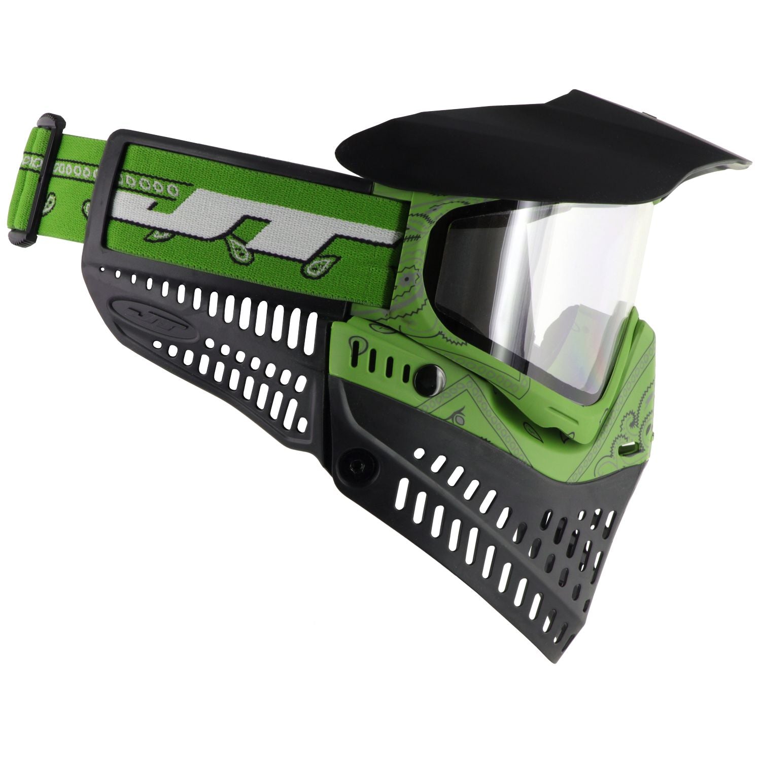 JT Bandana Series Proflex Paintball Mask - Slime Green w/ Clear and Sm –  Kore Outdoor Inc.