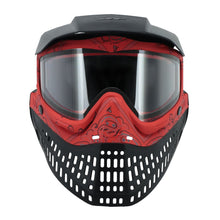 Load image into Gallery viewer, JT Bandana Series Proflex Paintball Mask - Red w/ Clear Thermal Lens